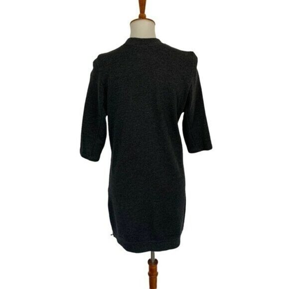 Fabletics Sweater Dress Small Gray Long Sleeve Athleisure Cozy - Picture 4 of 6